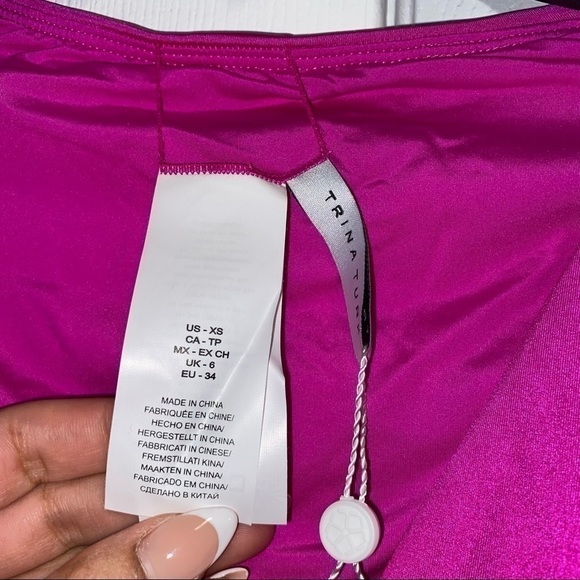 New Size Xs Trina Turk Bijou Solids Paddle One Piece Swimsuit NWT - Picture 6 of 7